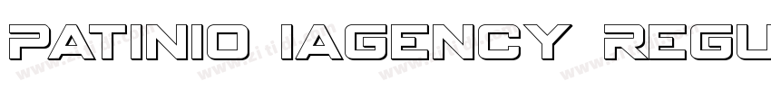Patinio iAgency Regu字体转换